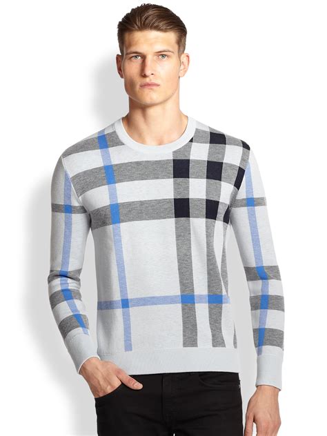 burberry brit check cuff turtleneck sweater|burberry signatures for men.